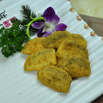 Salt and pepper pangasius portion