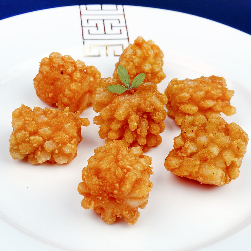 Salt and pepper squid flower