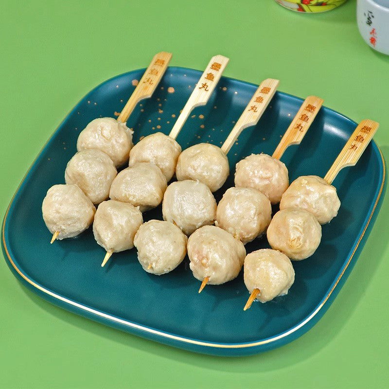 Squid surimi skewer