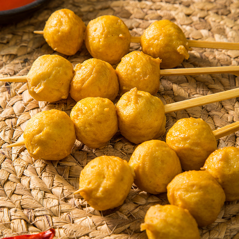 Curry fish ball