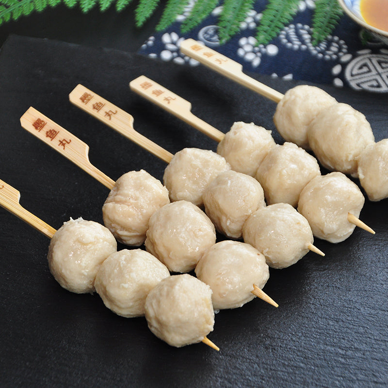 Squid surimi skewer
