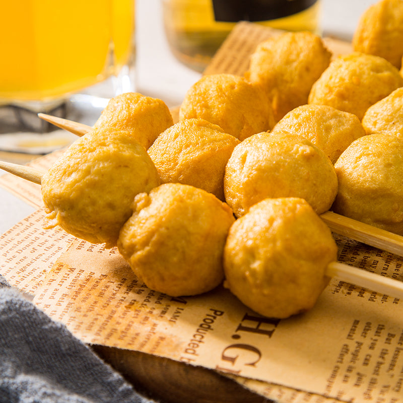Curry fish ball