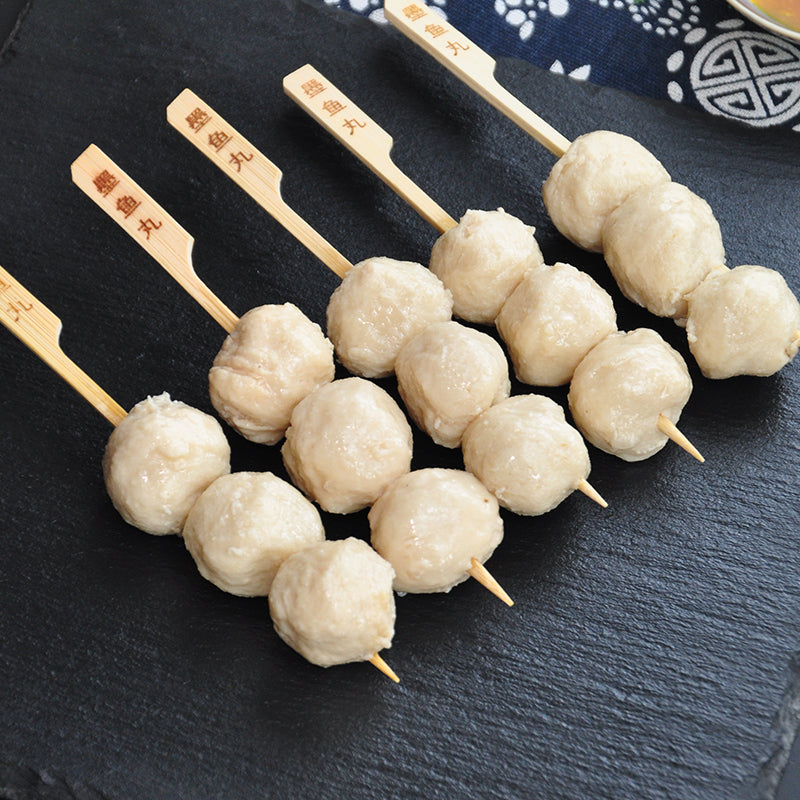 Squid surimi skewer