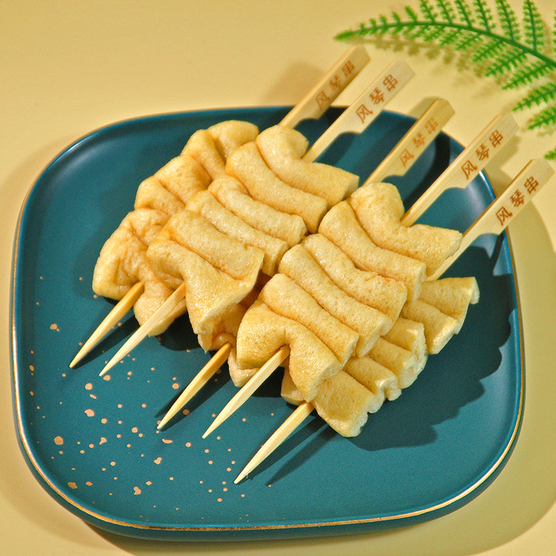 Organ - shaped Tofu Skin Skewers
