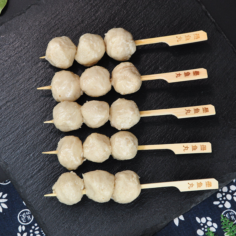 Squid surimi skewer