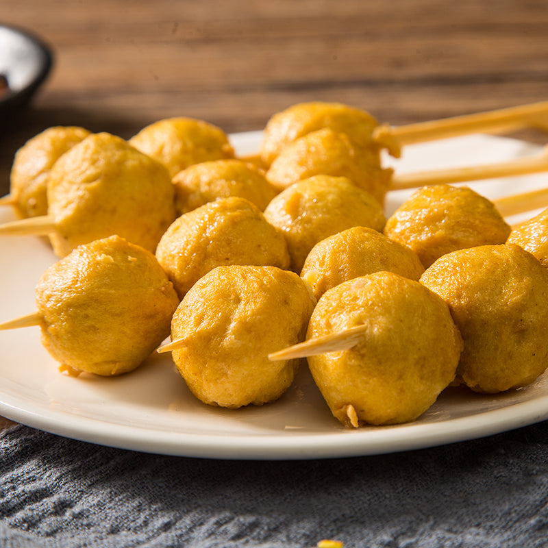Curry fish ball